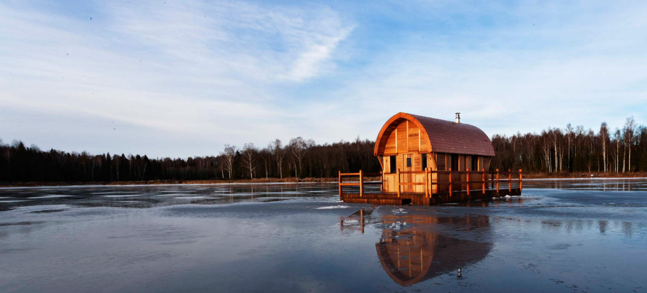 Cabane sur l'eau