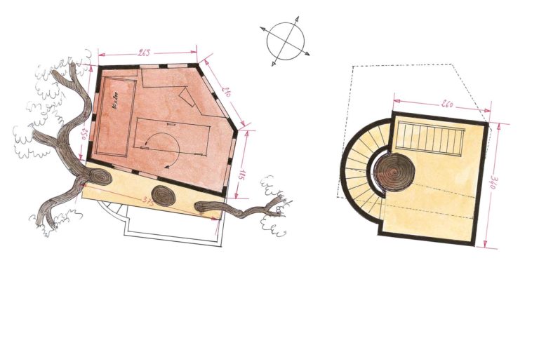 La cabane serpent - La cabane perchée - Constructeur de cabanes