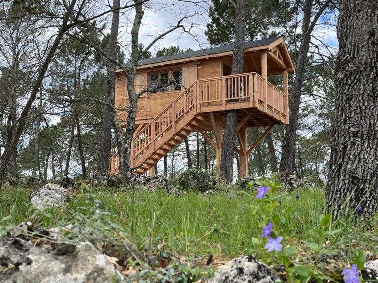 Construction cabane, Cabane Perché, Architecte, Constructeur, Paysage, Treehouse, Designer, Hébergements, Construction en bois, LA CABANE PERCHÉE, Chêne, constructeur de cabane en bois, La Cabane Perchée sur Pilotis